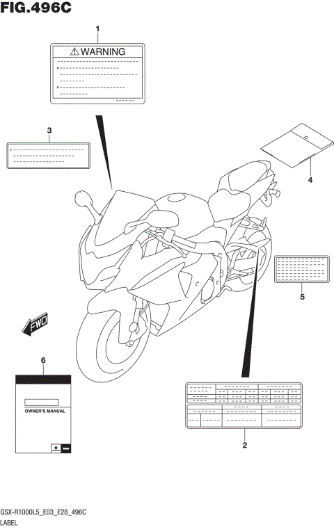 LABEL (GSX-R1000L5 E33)