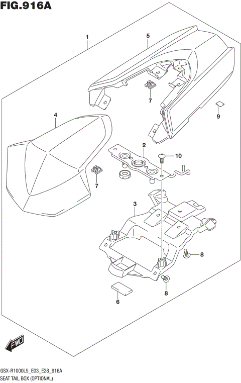 SEAT TAIL BOX (OPTIONAL)