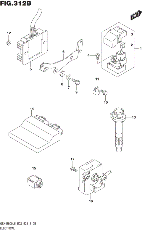 ELECTRICAL (GSX-R600L5 E28)