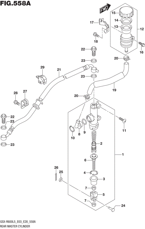 REAR MASTER CYLINDER