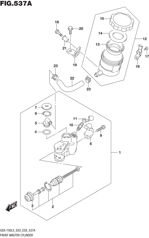 FRONT MASTER CYLINDER