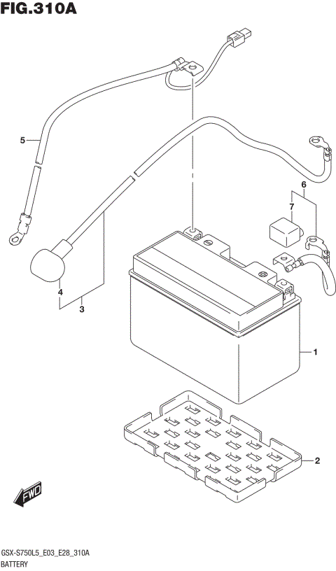 BATTERY (GSX-S750L5 E03)
