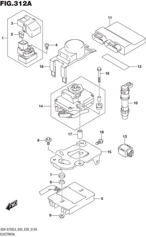 ELECTRICAL (GSX-S750L5 E03)