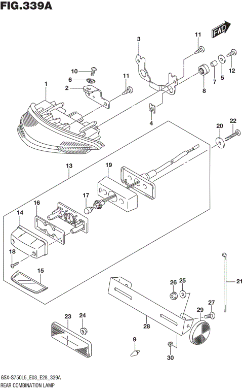 REAR COMBINATION LAMP