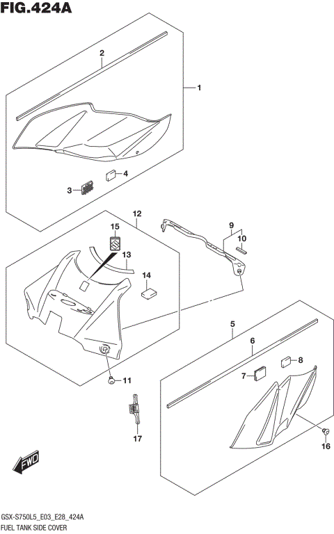 FUEL TANK SIDE COVER