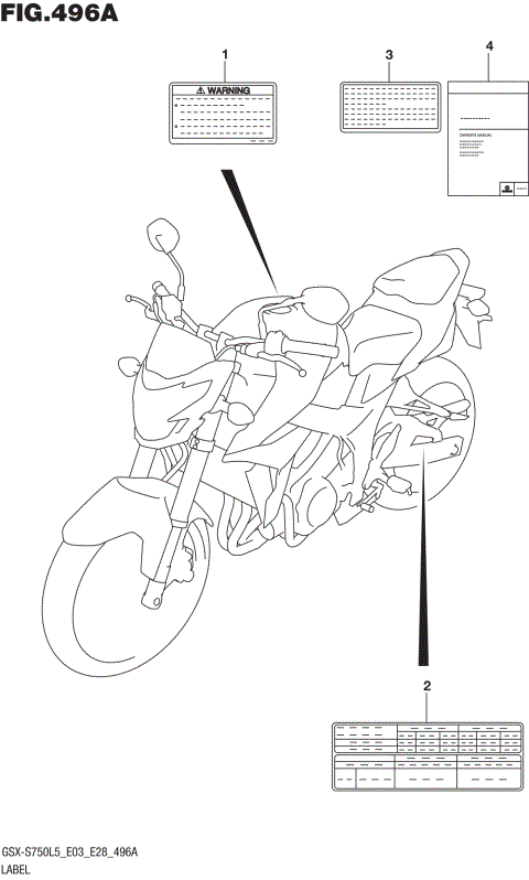 LABEL (GSX-S750L5 E03)