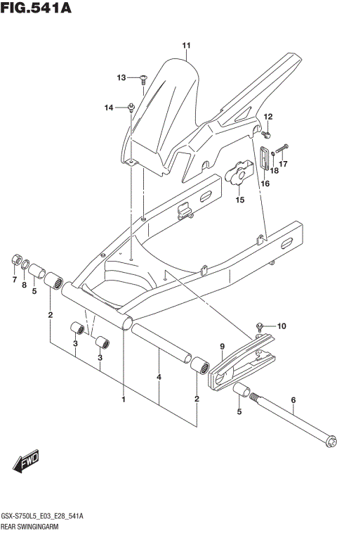 REAR SWINGINGARM