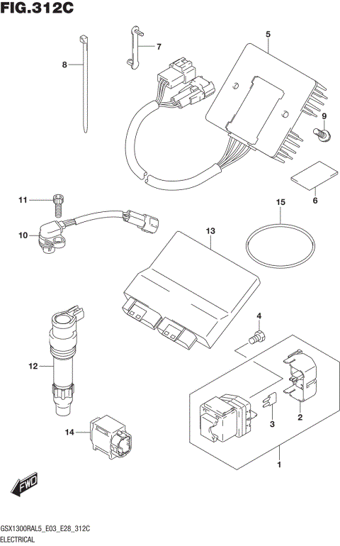 ELECTRICAL (GSX1300RAL5 E33)