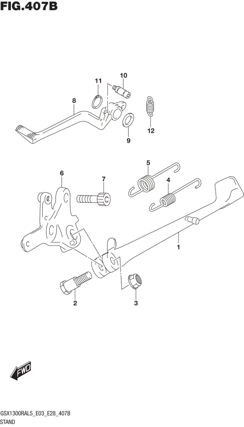 STAND (GSX1300RAL5 E28)