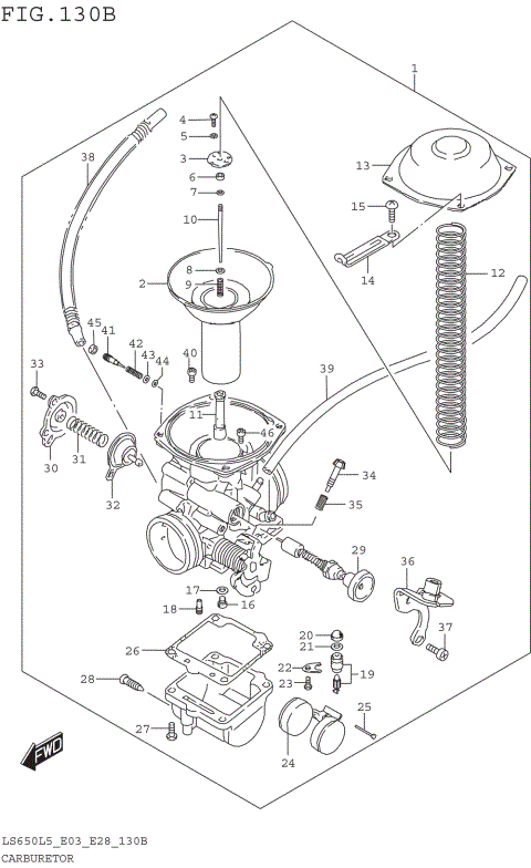 CARBURETOR (LS650L5 E28)