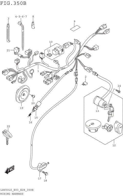 WIRING HARNESS (LS650L5 E28)