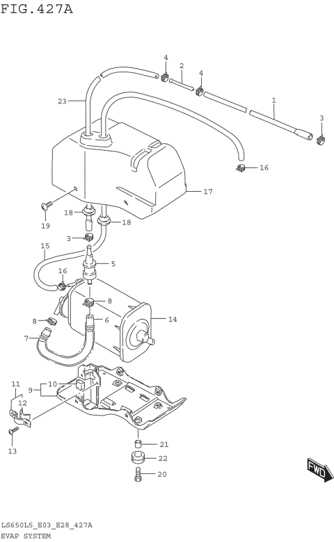 EVAP SYSTEM (LS650L5 E33)