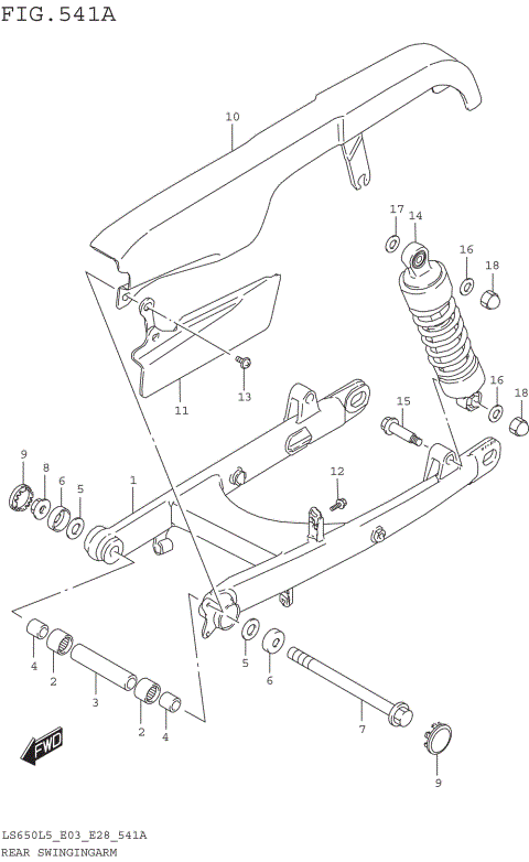 REAR SWINGINGARM