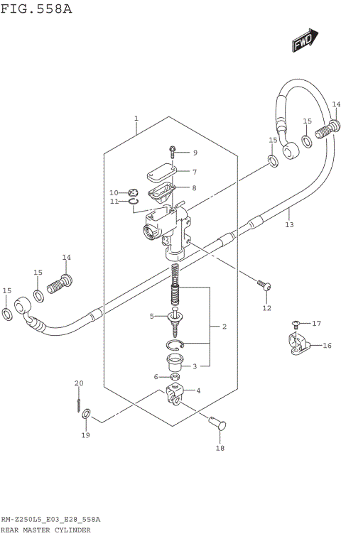REAR MASTER CYLINDER