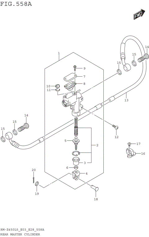 REAR MASTER CYLINDER