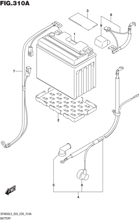 BATTERY (SFV650L5 E03)