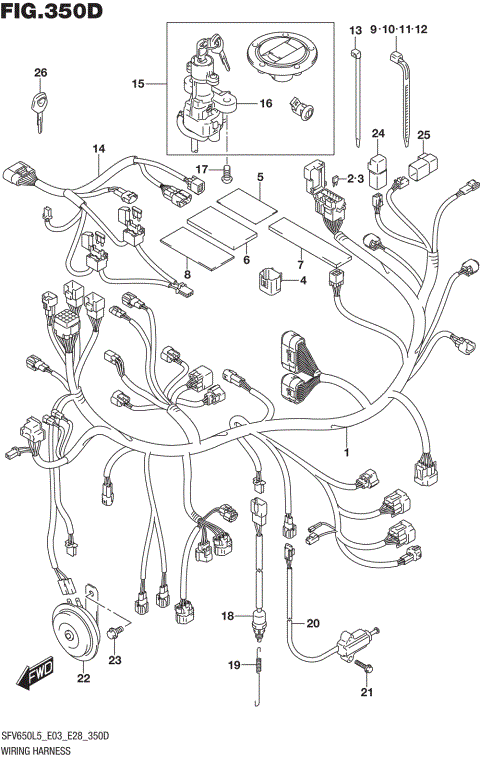 WIRING HARNESS (SFV650AL5 E28)