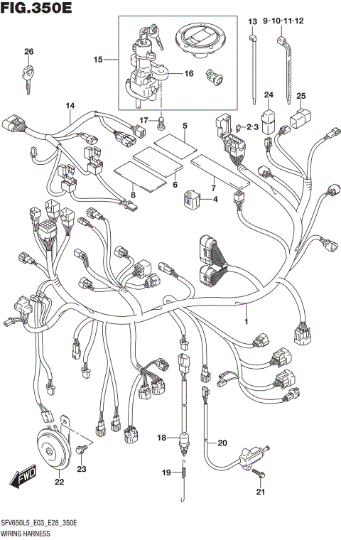 WIRING HARNESS (SFV650AL5 E33)