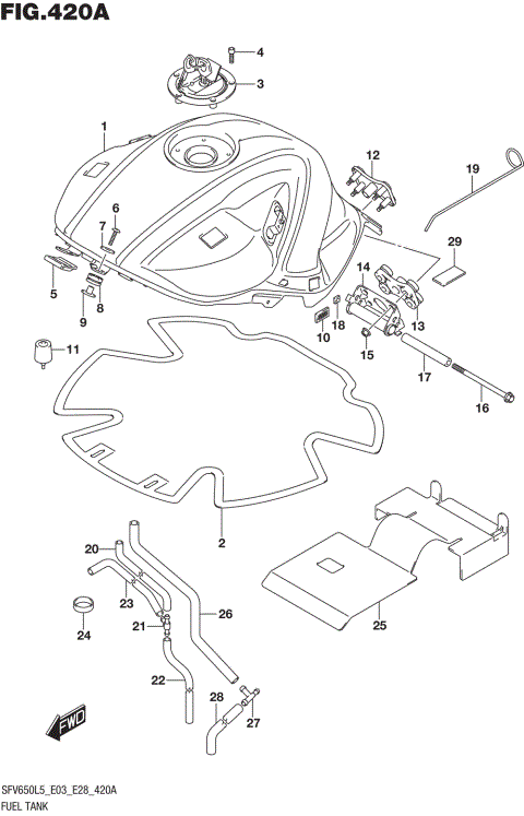 FUEL TANK (SFV650L5 E03)