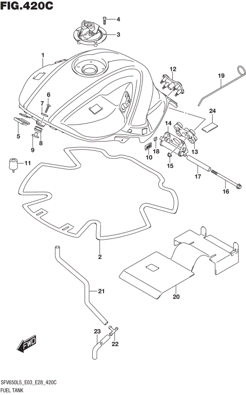 FUEL TANK (SFV650L5 E33)