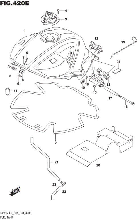FUEL TANK (SFV650AL5 E33)