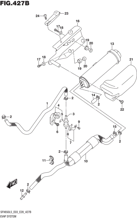 EVAP SYSTEM (SFV650AL5 E33)