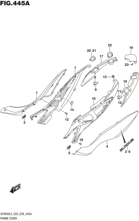 FRAME COVER (SFV650L5 E03)