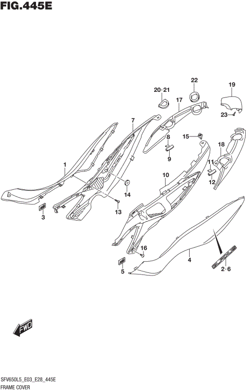 FRAME COVER (SFV650AL5 E33)