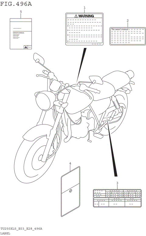 LABEL (TU250XL5 E03)