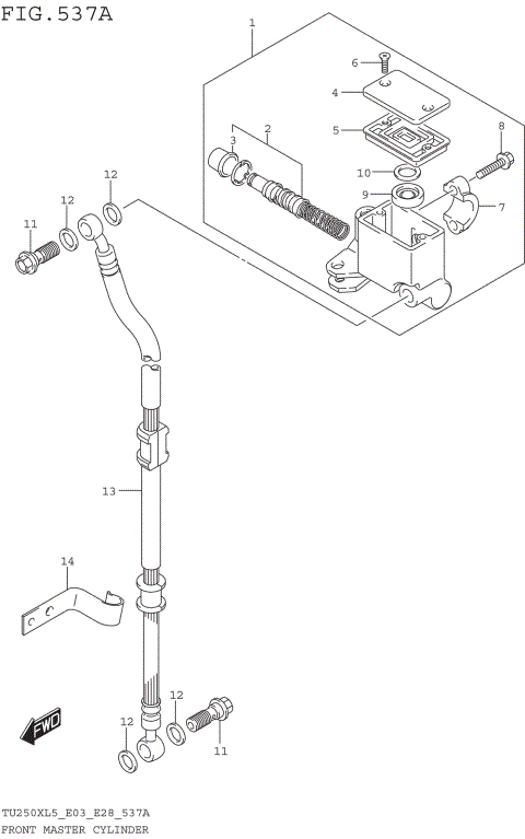 FRONT MASTER CYLINDER