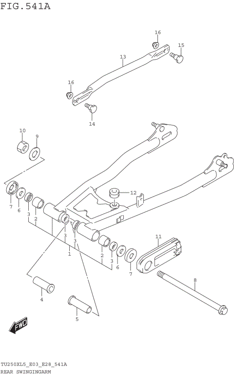 REAR SWINGINGARM