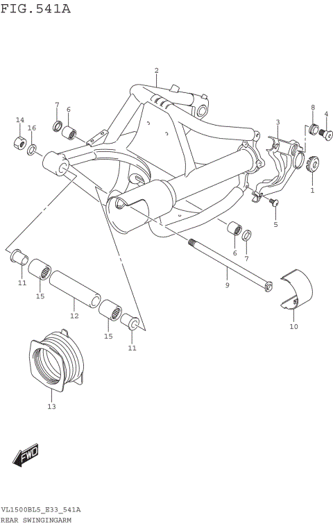 REAR SWINGINGARM