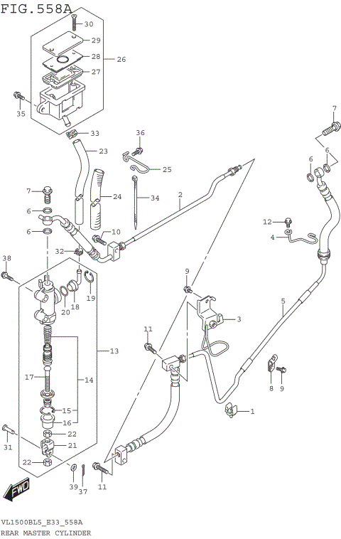 REAR MASTER CYLINDER