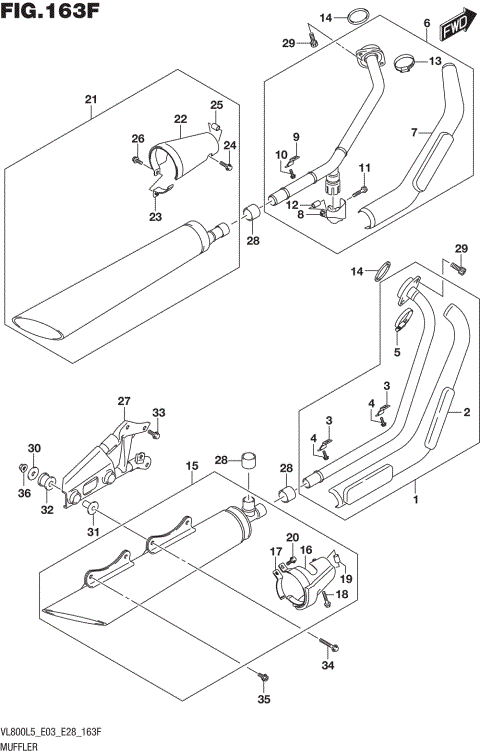 MUFFLER (VL800BL5 E28)