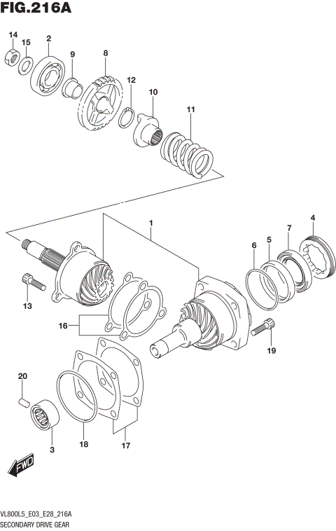 SECONDARY DRIVE GEAR