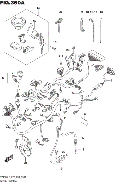 WIRING HARNESS (VZ1500L5 E28)