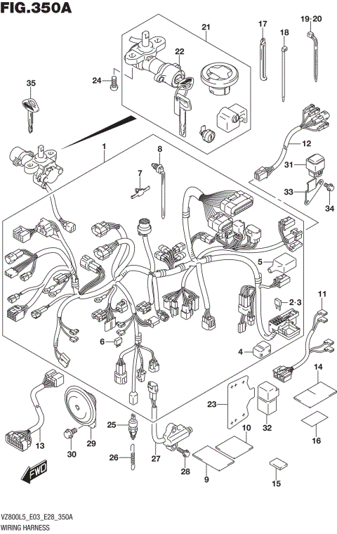 WIRING HARNESS (VZ800L5 E03)