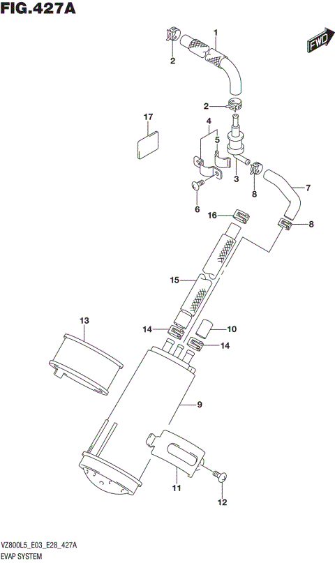 EVAP SYSTEM (VZ800L5 E33)
