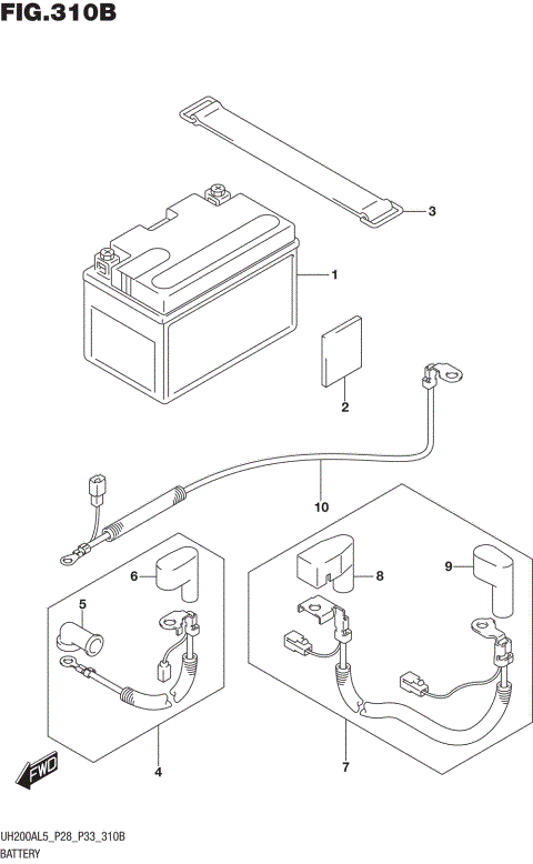 BATTERY (UH200AL5 P33)