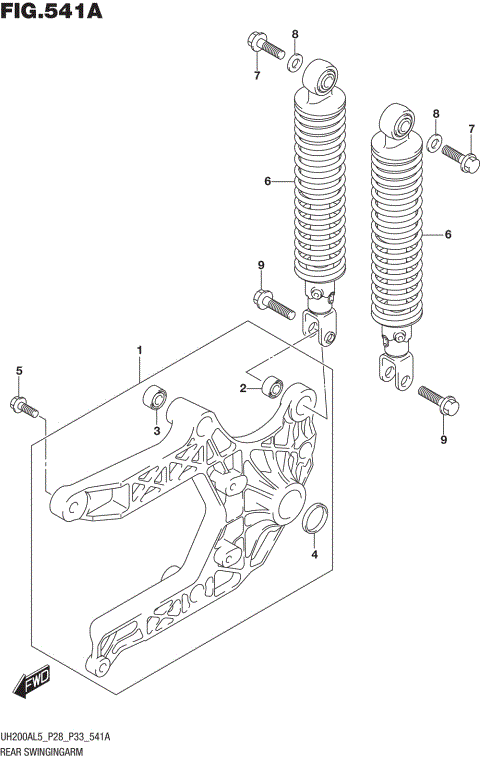 REAR SWINGINGARM