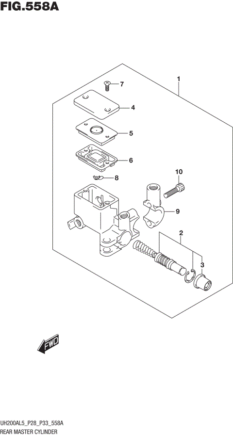 REAR MASTER CYLINDER