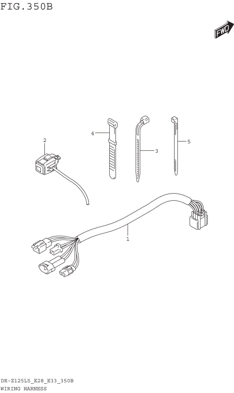 WIRING HARNESS (DR-Z125L5 E33)