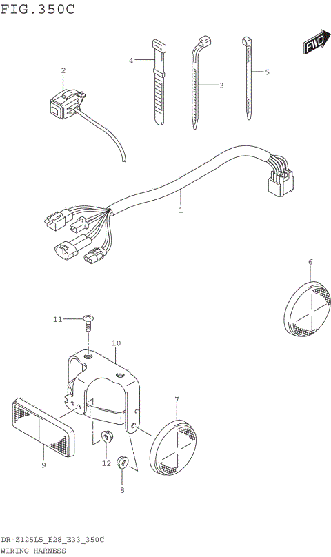 WIRING HARNESS (DR-Z125LL5 E28)