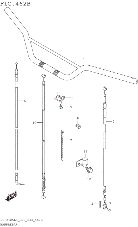 HANDLEBAR (DR-Z125L5 E33)