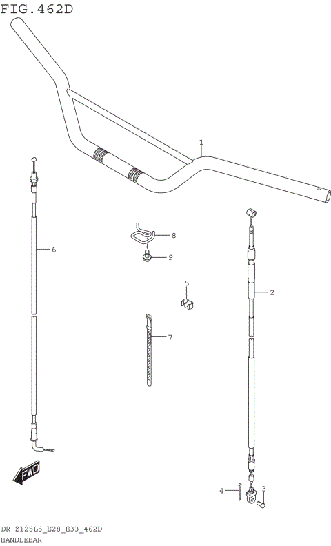 HANDLEBAR (DR-Z125LL5 E33)