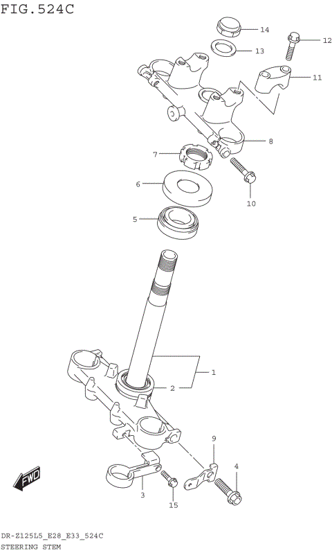 STEERING STEM (DR-Z125LL5 E28)