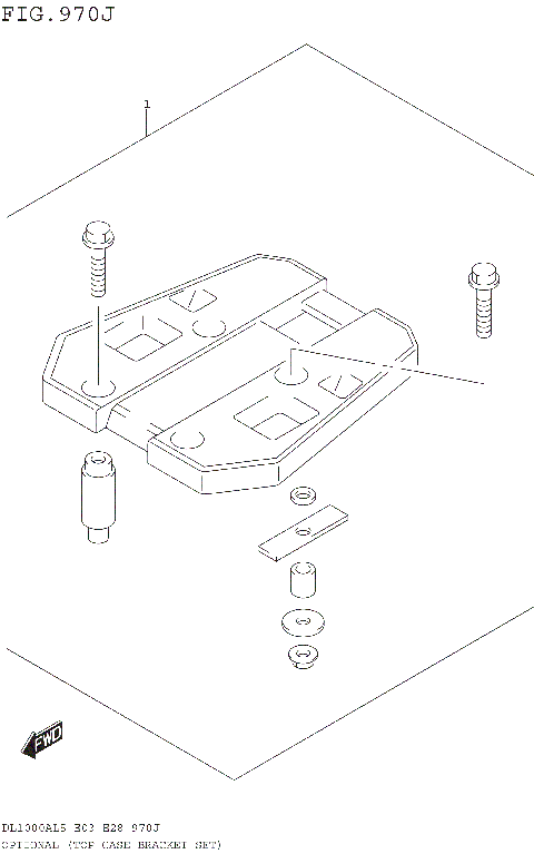 OPTIONAL (TOP CASE BRACKET SET)