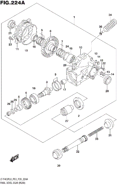 FINAL BEVEL GEAR (REAR)