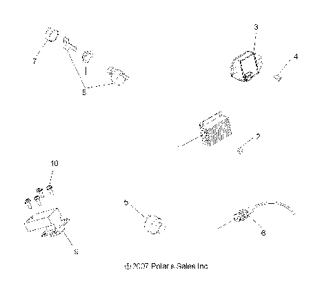 ELECTRICAL, SWITCHES and SENSORS and CONTROL MODULES - A09BG50FA (49ATVELECT08SCRAM)