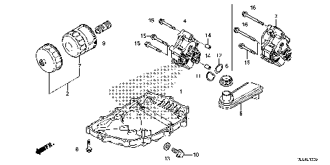 OIL PAN@OIL PUMP